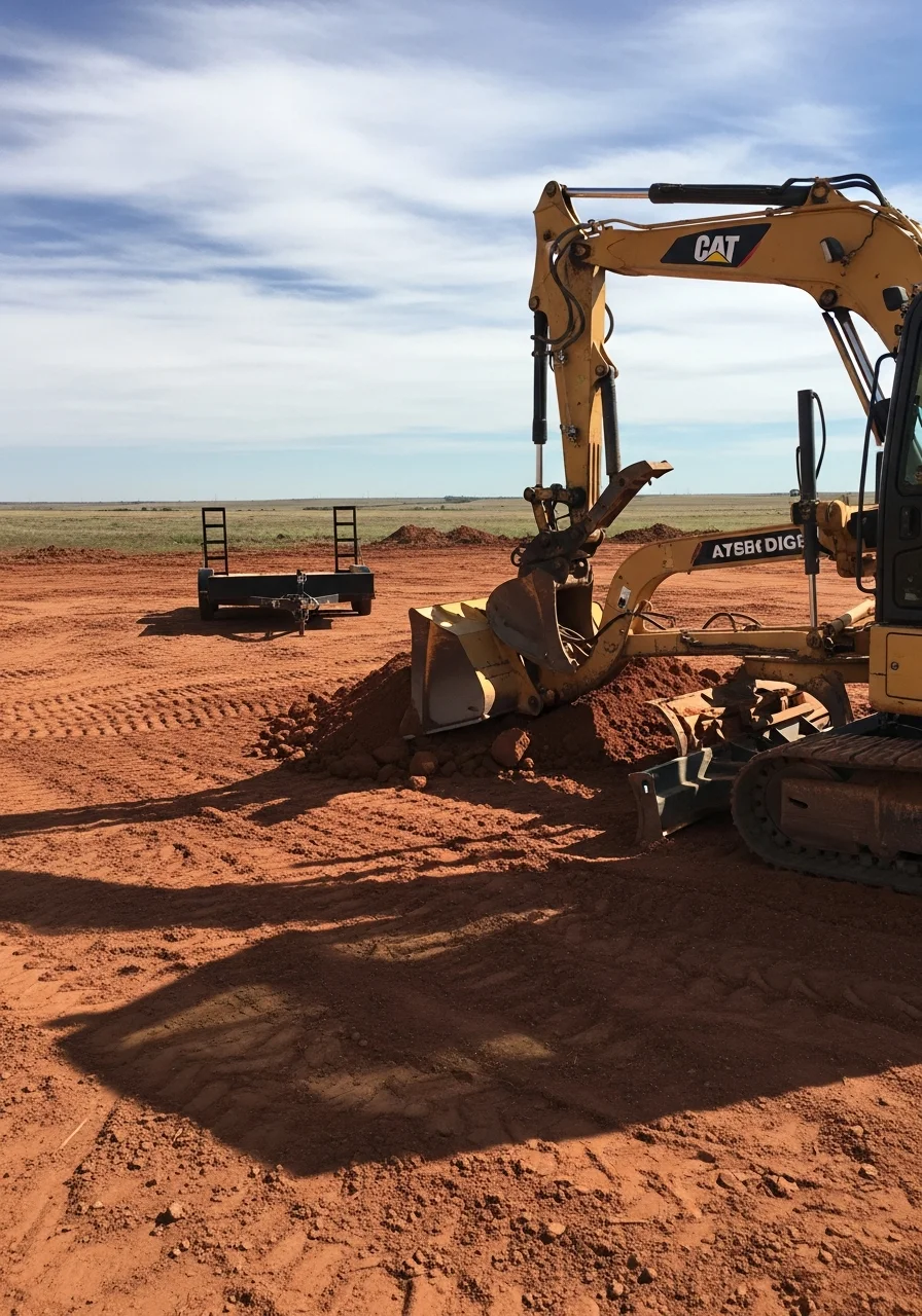 Team member in work attire on an Altus property project site.